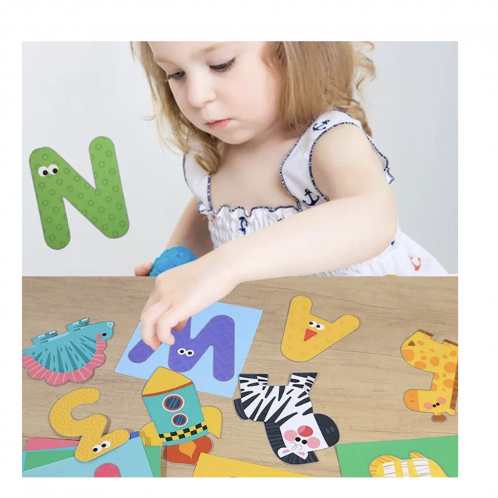 Set 40 carduri pentru decupaj si activitati creative – Alfabet si Cifre [6]