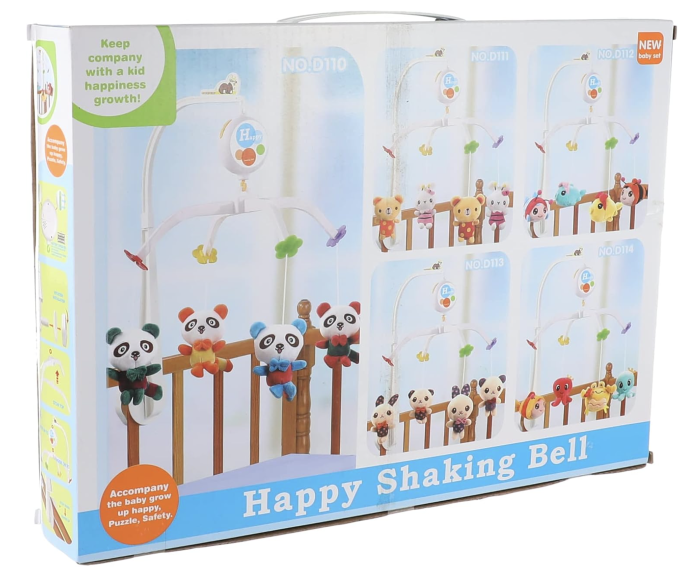 Carusel Muzical Rotativ pentru Patut Bebe cu 4 Figurine Plus [2]