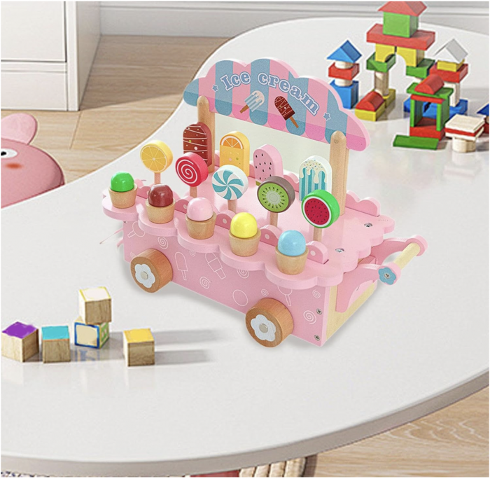 Caruciorul cu Gelaterie, din lemn [3]