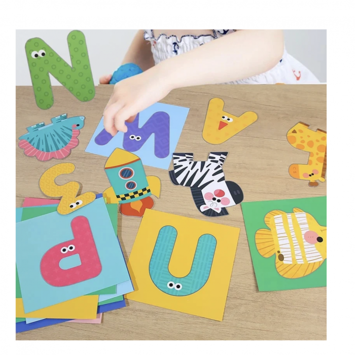 Set 40 carduri pentru decupaj si activitati creative – Alfabet si Cifre [2]