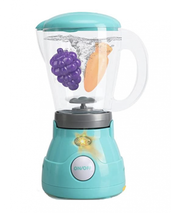 Jucarie interactiva Blender pentru sucuri Play at Home, vernil cu alb