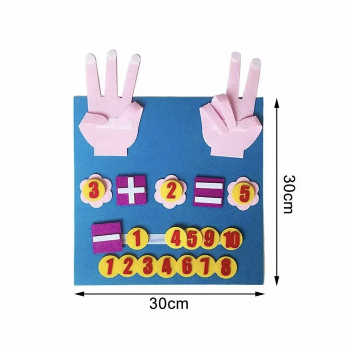 Placa Educativa din Fetru – Adunari si Scaderi [7]