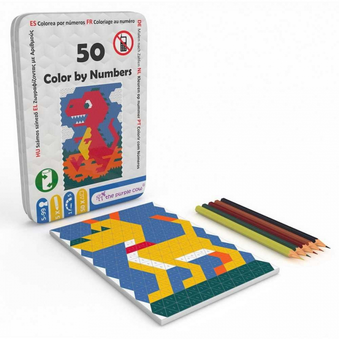 50 de imagini coloreaza dupa numere