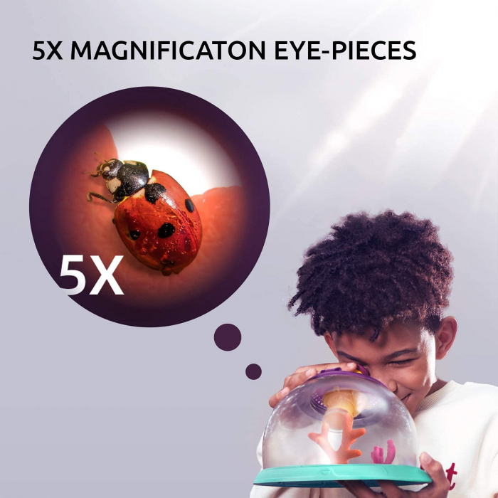 Observator insecte cu telescop, kit pentru habitat in aer liber [6]