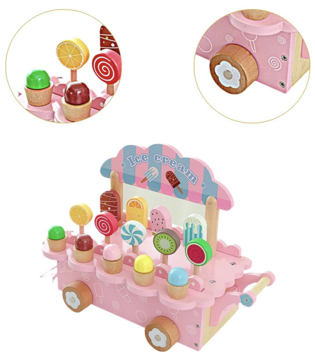 Caruciorul cu Gelaterie, din lemn [4]