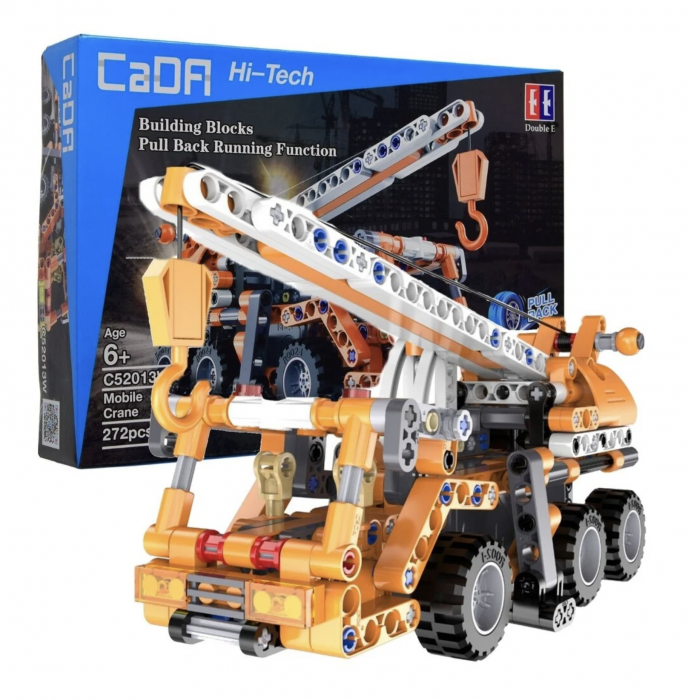 Set de constructie Macara Functionala ,   272 Piese