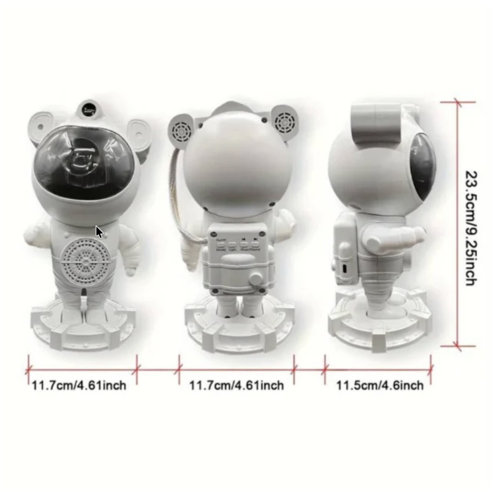 Proiector stele astronaut cu boxa Bluetooth, telecomanda, rotatie 360° [6]