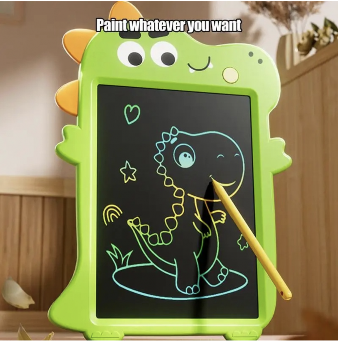 Tableta LCD pentru desen si scris – model Crocodil, verde [4]