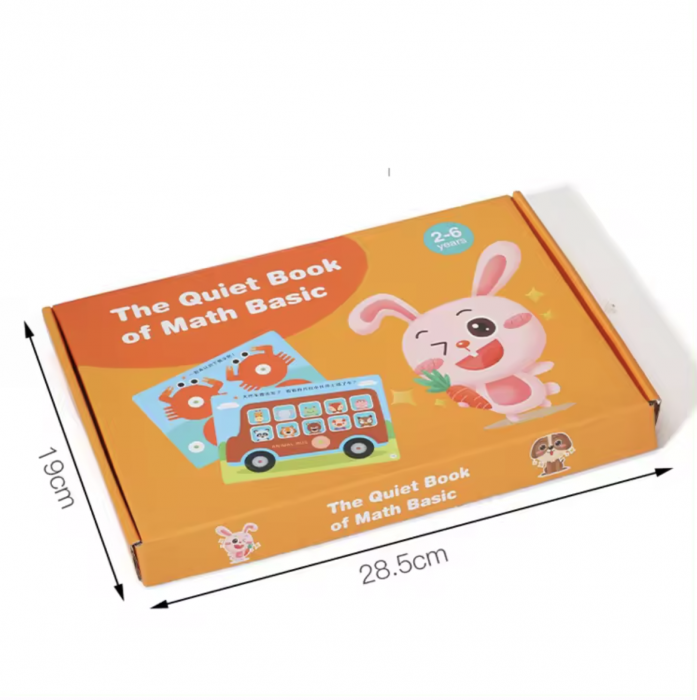 Carte educativa multifunctionala Quiet Book Matematica de baza, 2-6 ani [6]