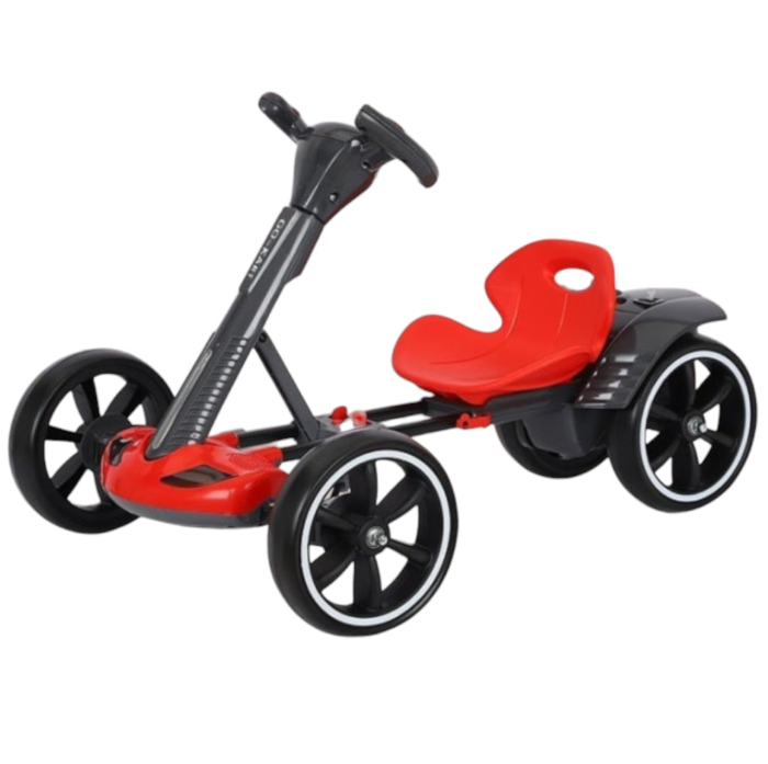 Kart Electric Pliabil Pentru Copii, 6V, 3-7 Ani, Rosu