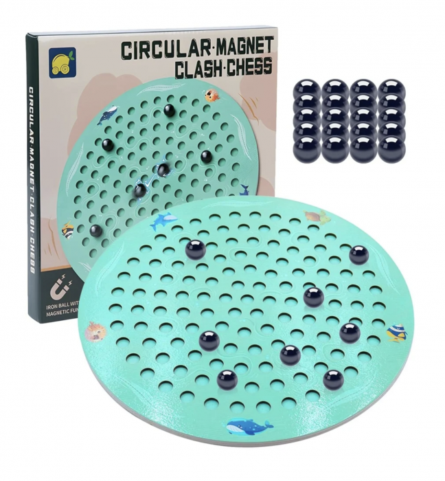 Joc de societate Chess cu magneti si placa circulara