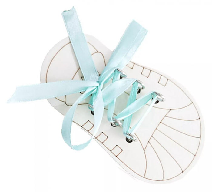 Accesoriu pentru Busy Board Pantof cu siret, din lemn [6]
