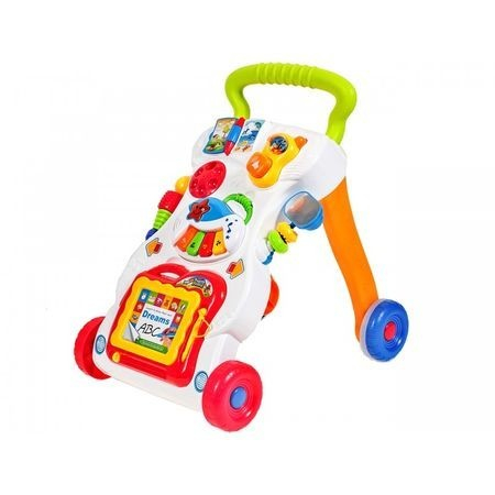 Antemergator 2 in 1 cu activitati, pian si tablita de scris [2]