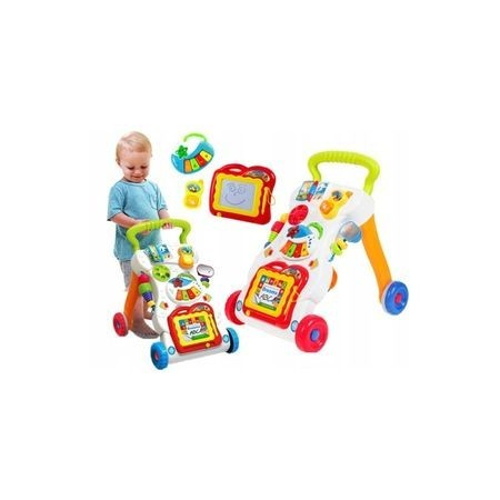 Antemergator 2 in 1 cu activitati, pian si tablita de scris [5]