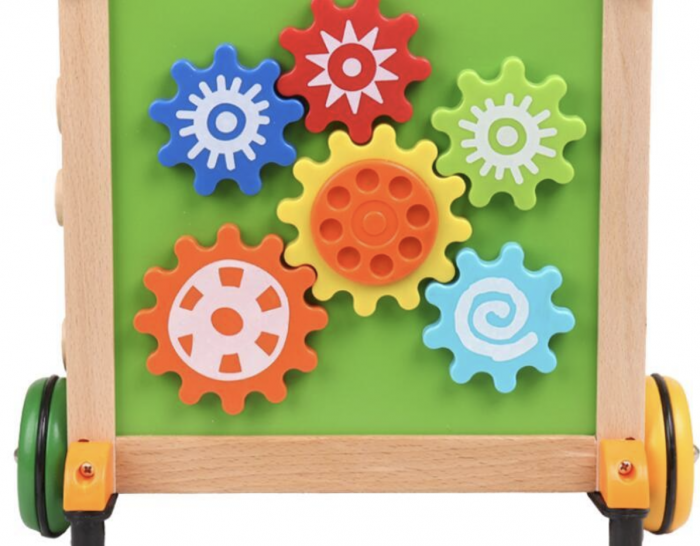 Antemergator Montessori 6 in 1 Girafa – Cub Educativ, Antepremergator si Centru de Activitati [5]