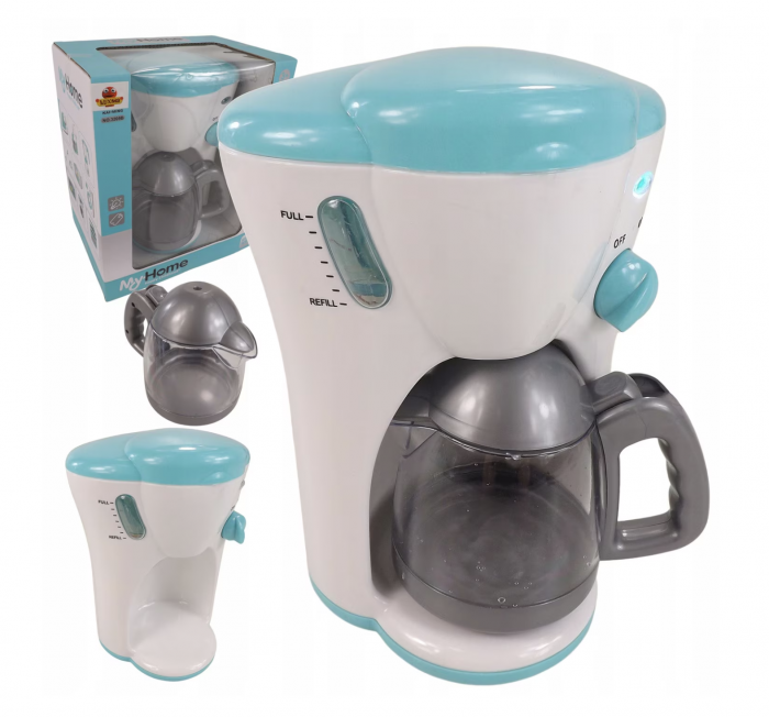 Aparat de cafea sau ceai pentru copii, alb-verde [3]