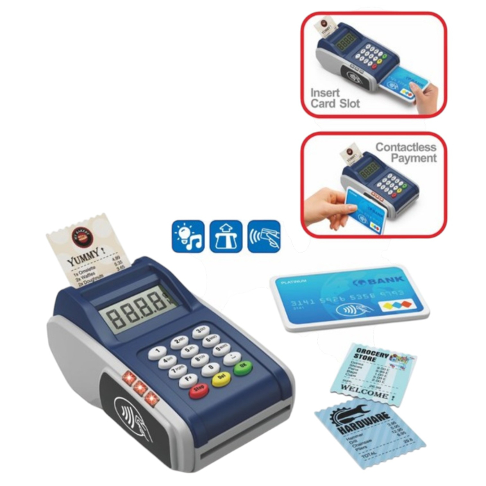 Aparat POS, Terminal de plata, jucarie interactiva cu sunet si lumini, 3 ani+ [2]