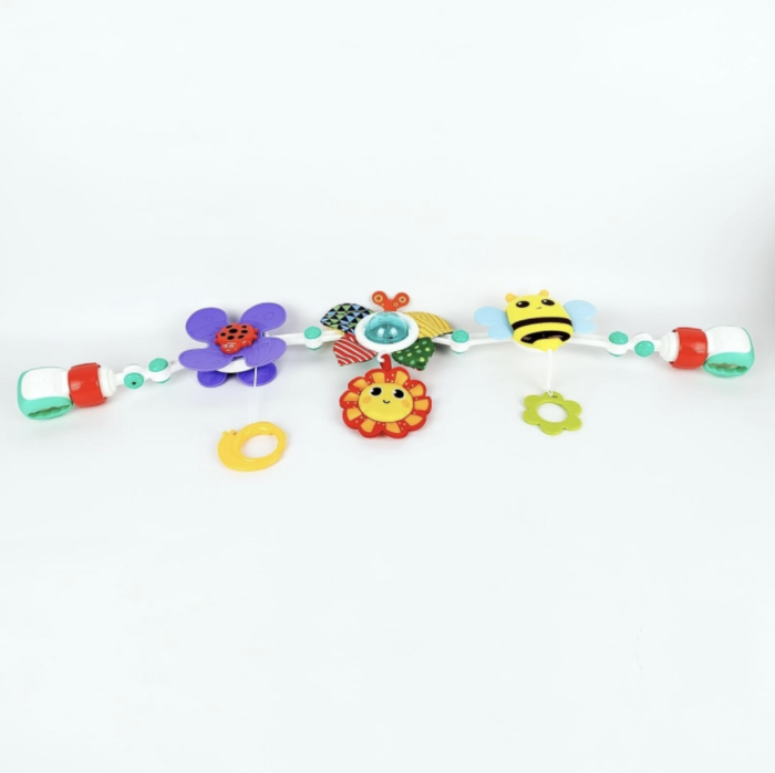 Arcada jucarii pentru patut sau carucior, cu zornaitoare si functii multiple, 48 cm [10]