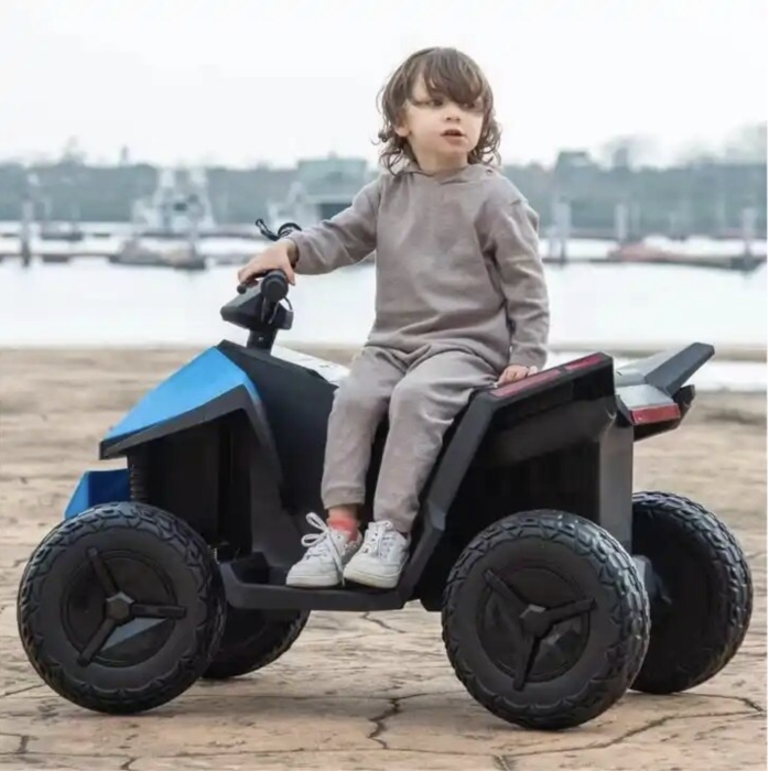 ATV electric pentru copii DLS-X8, cu lumini LED, muzica si Bluetooth, albastru [7]