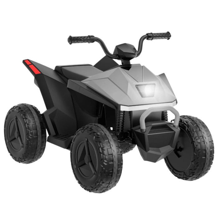 ATV electric pentru copii DLS-X8, cu lumini LED, muzica si Bluetooth, gri [2]