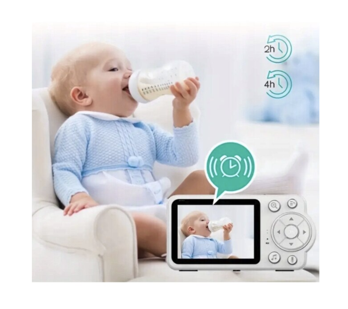 Baby Monitor Wireless cu Camera si Audio 2.8" - Monitorizare Video 720P [8]