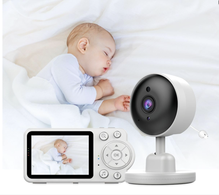 Baby Monitor Wireless cu Camera si Audio 2.8" - Monitorizare Video 720P [3]