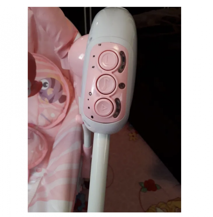 Balansoar A2 bebelusi cu telecomanda, Ocean Pink - Krista® [10]
