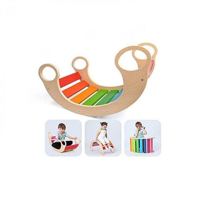 Balansoar Rainbow Rocker, din lemn [13]