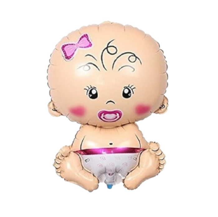 Balon din folie pentru petrecere Bebe fetita 70 cm