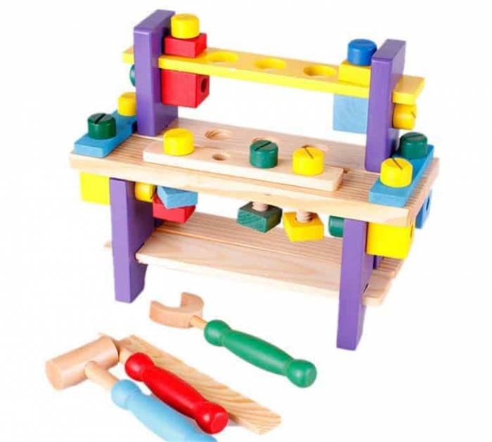 Banc De Scule Din Lemn [4]