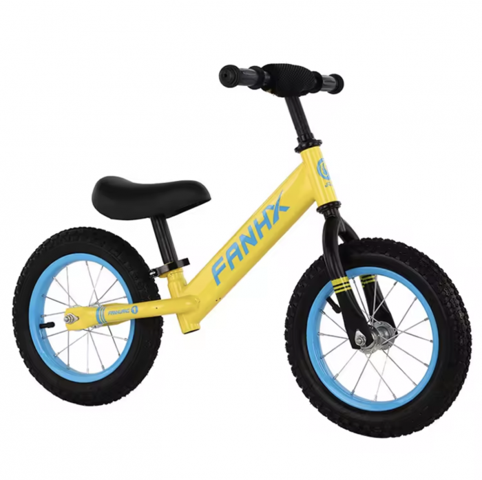 Bicicleta fara pedale pentru echilibru, 12 inch, scaun reglabil B08 Galben