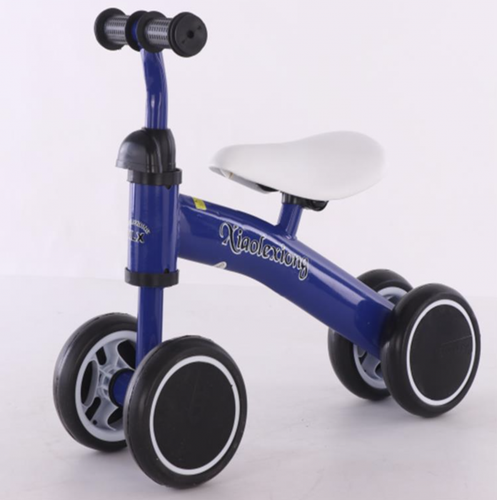 Bicicleta mini cu 4 roti, fara pedale, 1-3 ani, B04 Albastru [3]