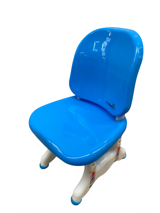 Birou cu scaun, reglabile pe inaltime, cu lampa si suport tableta, L-Sun - bleu [6]