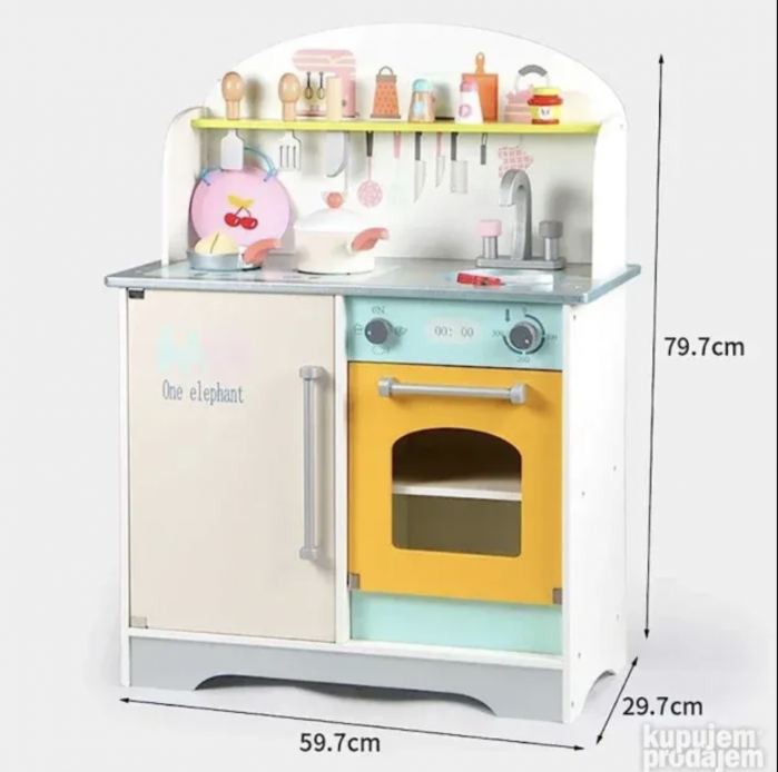 Bucatarie mare Big Elephant, din lemn [15]