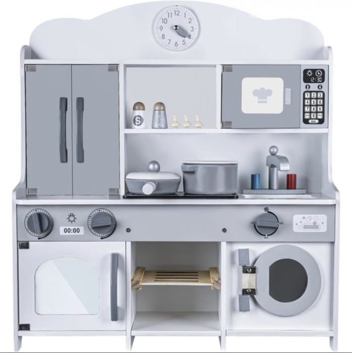 Bucatarie electrica Japoneza din lemn, Big White [2]