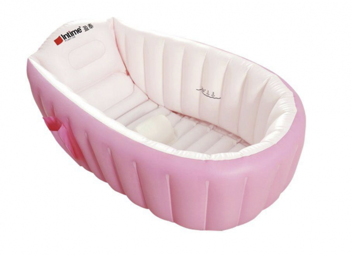 Cadita gonflabila pentru baita bebelusului, Big Pink [12]