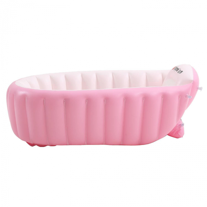 Cadita gonflabila pentru baita bebelusului, Big Pink [2]