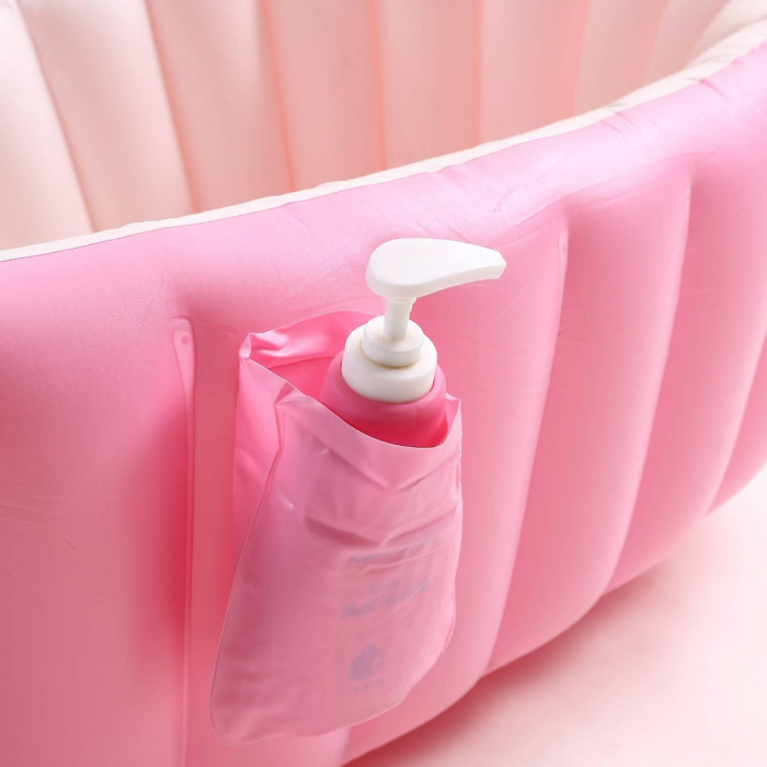 Cadita gonflabila pentru baita bebelusului, Big Pink [5]