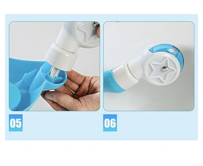 Calut 2 in 1 balansoar cu roti si muzica, Rocky Blue [9]