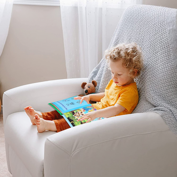 Carte cu activitati educative, Quiet Book Animalele salbatice [7]
