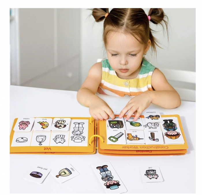 Carte educativa multifunctionala Busy Book Meserii [2]
