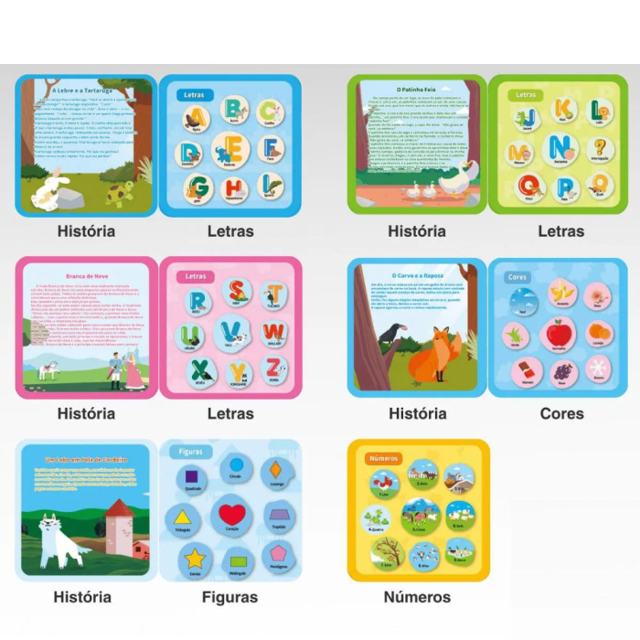 Carte Interactiva "Words Book" - Educatie Timpurie, Lumini, Muzica si Oglinda [3]