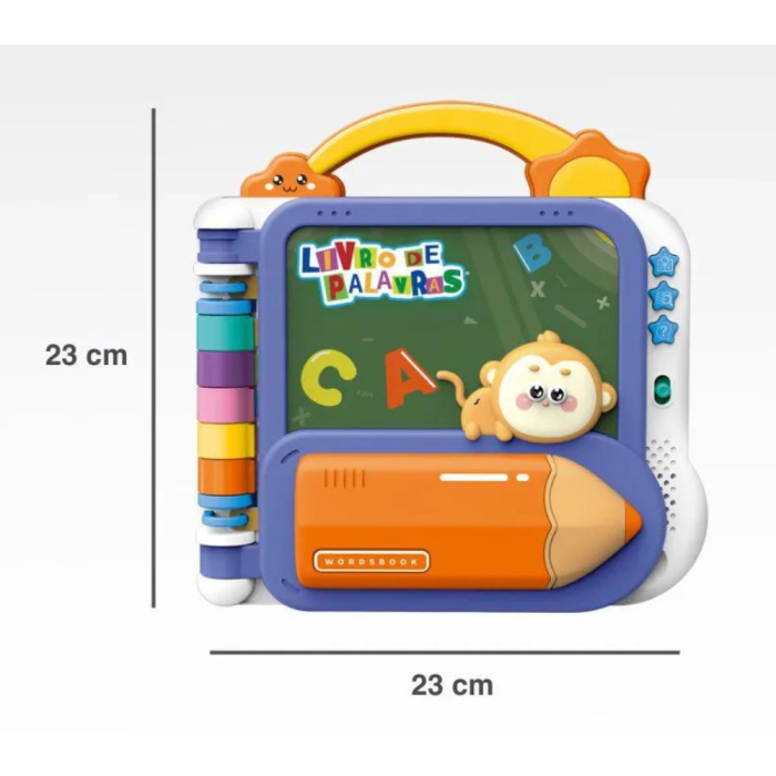 Carte Interactiva "Words Book" - Educatie Timpurie, Lumini, Muzica si Oglinda [6]