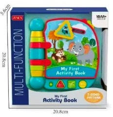 Carte muzicala interactiva pentru bebelusi cu animale si activitati senzoriale, +18 luni [7]