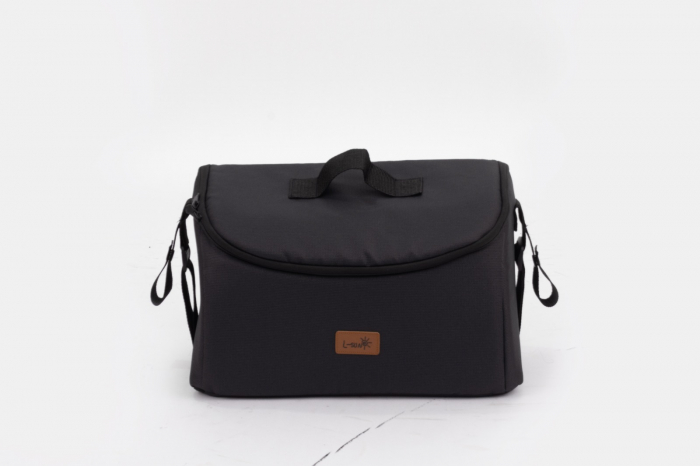 Carucior 2 in 1 Premium Gold Q2, Negru, transformabil, reversibil, cu husa si geanta [10]