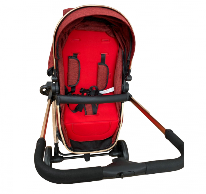 Carucior 3 in 1 transformabil landou-sport, scoica 508P Rosu [9]