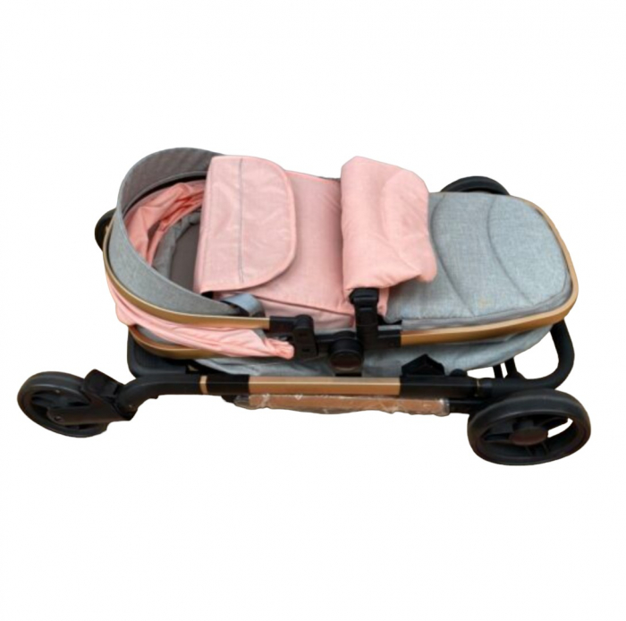 Carucior 2 in 1 transformabil landou-sport, 608 Roz - Gri [11]