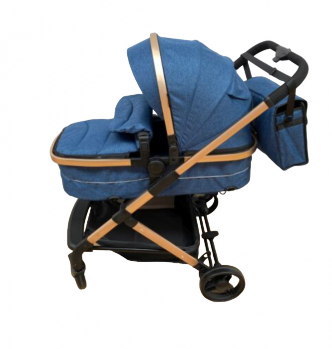 Carucior 2 in 1 transformabil landou-sport, 608 Albastru [3]