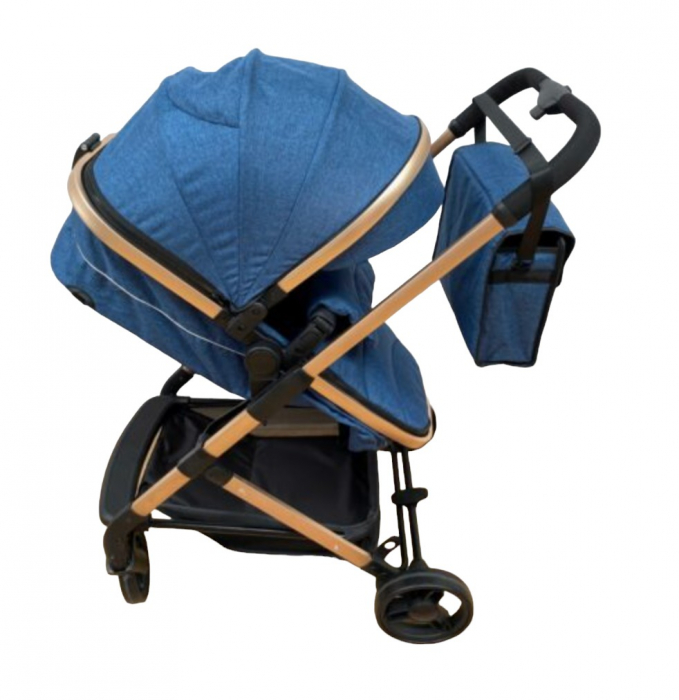 Carucior 2 in 1 transformabil landou-sport, 608 Albastru [2]