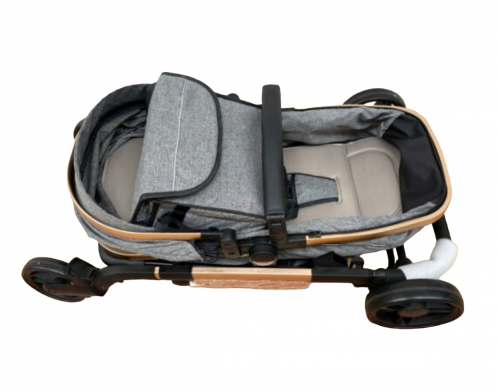 Carucior 2 in 1 transformabil landou-sport, 608 Gri [4]